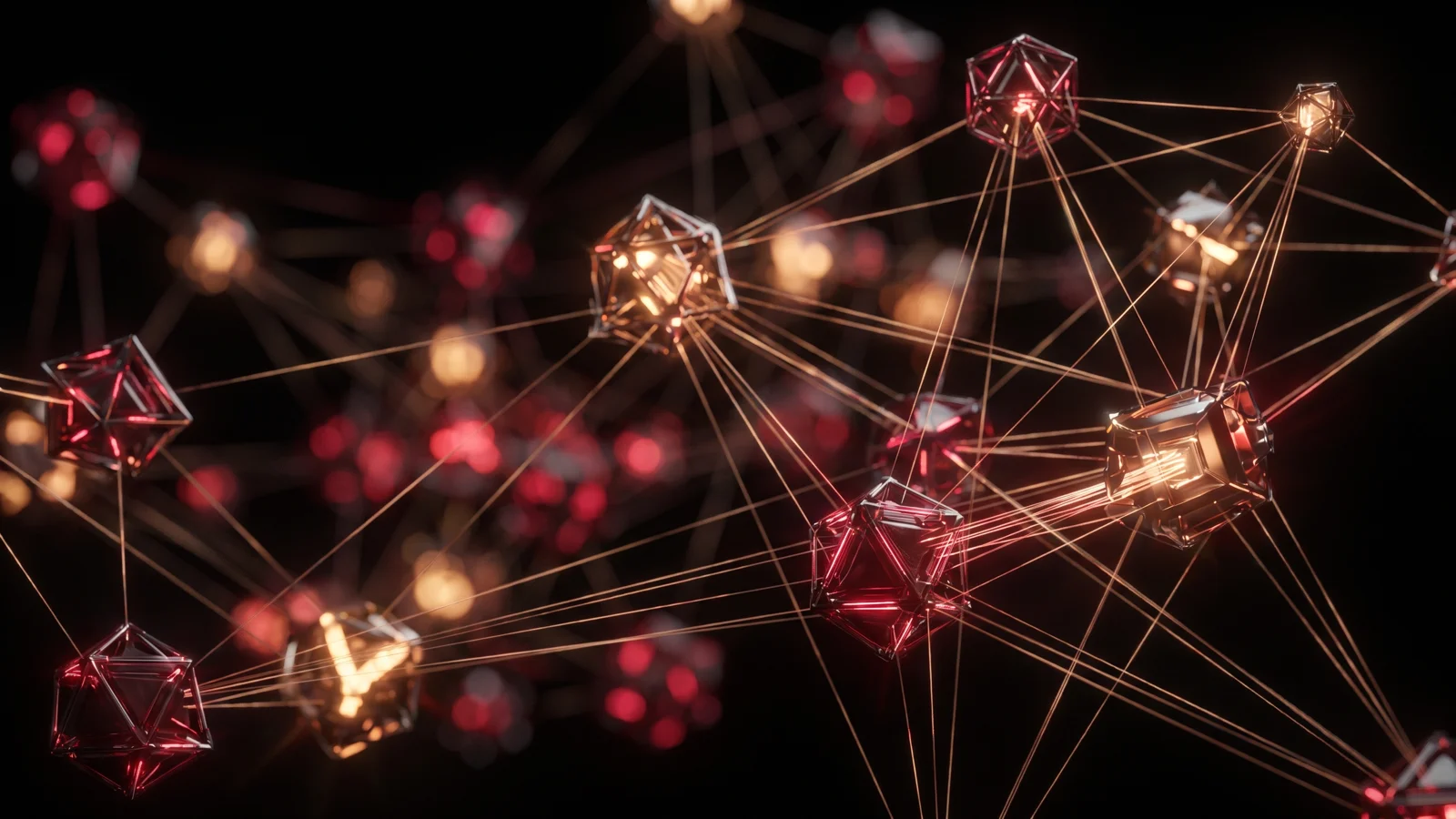 Connected nodes of a distributed testing system, representing Testing as a Service